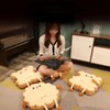 1pc 시뮬레이션 토스트 쿠션 박제 소파 메모리 장식 좌석 쿠션