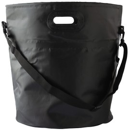 Beach Access Surfers Large Capacity Portable Wet Bag 50L Foldable Wet Bucket (Multi-Purpose Outdoor Bucket for Surfing, Fishing, Diving, Camping) Black