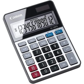 Canon LS122TS anzeigender Tischrechner, 12-stellige Anzeige, grau, LS-122 TS