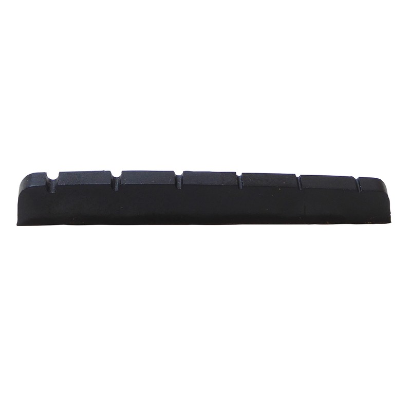 Black Resin guitar top nut six string 43mm x 3.5mm