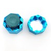 Cue Chalk Box Holder Aluminium Alloy Octagonal Universal Billiard Chalk