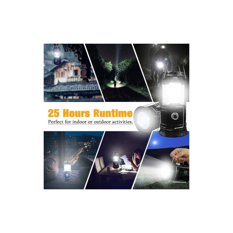 XTAUTO Portable LED Camping Lantern - Lightweight & Waterproof