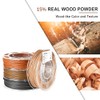 AMOLEN Wood PLA Filament Bundle 3D Printer Filament Wood Sets,Walnut,Cherry,Bamboo,Ebony,3D