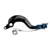 Tusk Aluminum Brake Pedal Blue Tip Compatible with Yamaha YZ125/YZ250