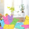 48Pcs Easter Tableware Set Bunny Shape Paper Plates and Napkins