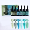 6pcs Colored UV Resin 10ml Each Pen Shaped Fast Curing