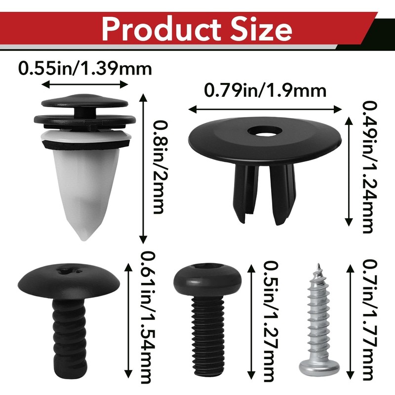51132757697 Hood Scoop Mounting Kit - Compatible with MINI Cooper