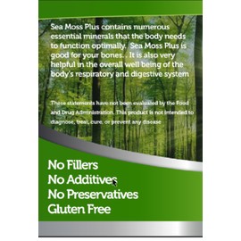 Nature's Botanics Sea Moss and Bladderwrack Vegetarian Capsules Irish Moss Organic