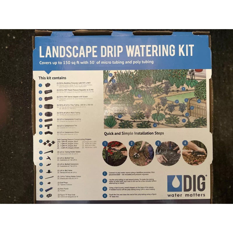 Dig G77AS Landscape Drip Irrigation Kit