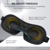 Brencco Sleep Mask 3D 2 Pairs Ear Plugs Sleep Mask
