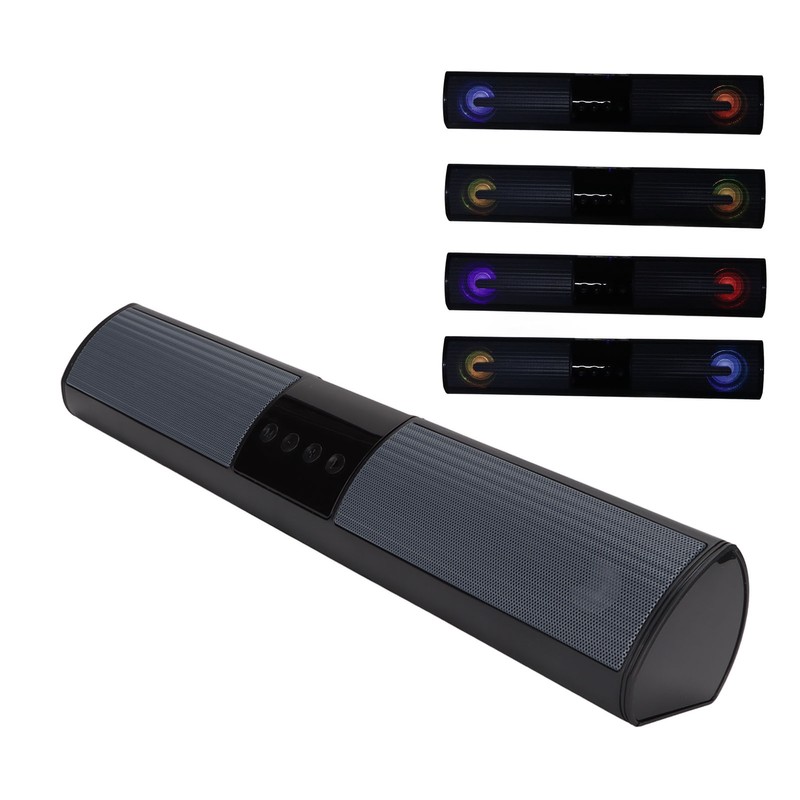 Bluetooth Speaker Stereo Memory Card AUX USB Input Desktop Bar