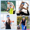 Hatstar 3-Piece Sweatband Set, Sweatbands for Wrist and Head, Headband