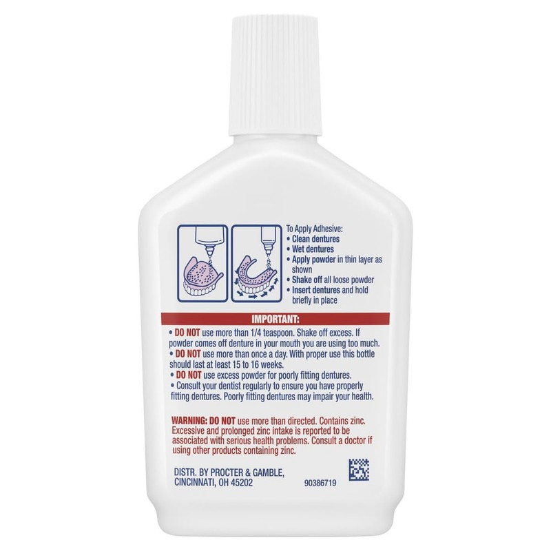 Fixodent Fixodent Extra Hold Denture Adhesive Powder, 2.7 Ounce (Pack