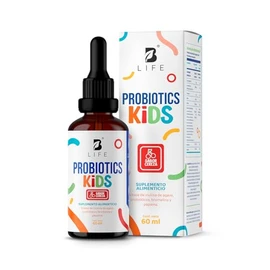 B Life probioticos 35 billones | 60 tomas 9 cepas | Sabor Cereza | Adicionado con Inulina y Bromelina. Kids Probiotics.