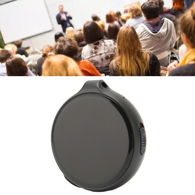 Round Voice Recorder 35 Hours Battery Time OTG Function Voice