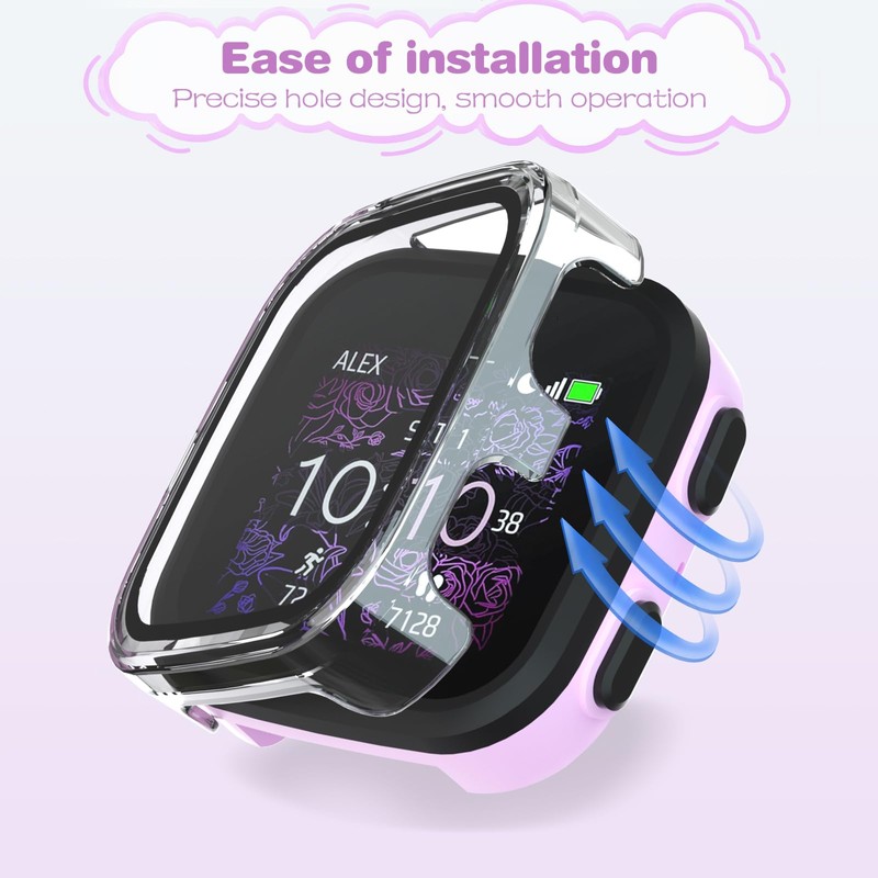SimpleThings Compatible with Garmin Bounce Screen Protector, 2Pack Hard PC