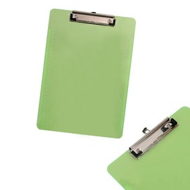 1Pcs Plastic Clipboard, 225mm x 315mm Clipboard Standard A4 Letter Size Clipboards for Nurses Students Office School (Green)
