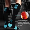 Tapesb 3 Pairs Plus size compression socks wide calf women