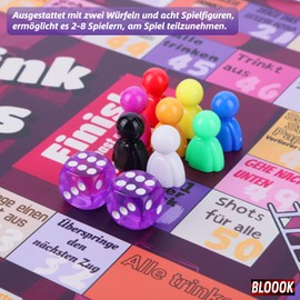 BLOOOK Drinking Games Board Games for Adults, Drinking Games, Party Games from 18 Birthday, Games for Adults, Board Games, Activity Game
