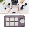 6 Key One Handed Mechanical Keyboard with Knob Wired Plug