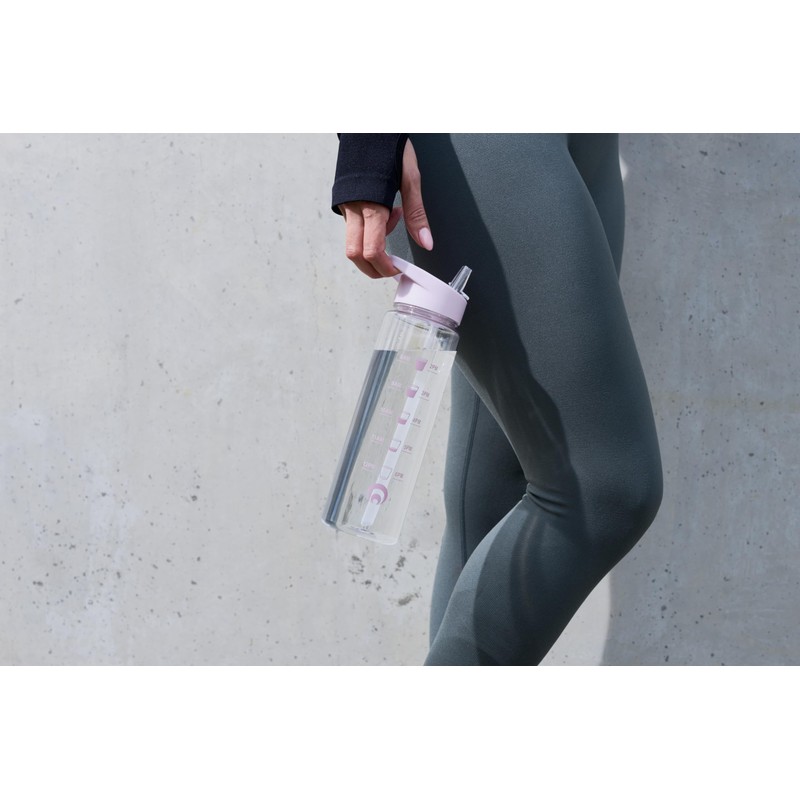 Restore Tritan Tracker Water Bottle, Flip Top, Track Your Goals,