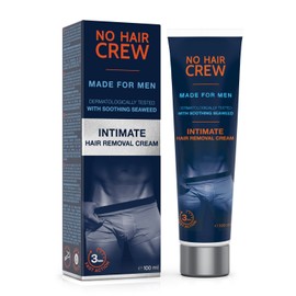 No Hair Crew Hair Removal Intimate Cream for Body Hair removal cream for men’s sensitive and special areas / 노헤어크루 제모인티메이트크림포바디 남성 민감한 특수부위용 제모크림