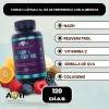 Envío Suplemento A4h Resveratrol Nadh Antioxidante 120 Caps