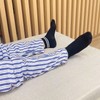Leg Wearing Aid Cover Green Nylon Friction Prevention Pants Foot