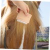 Kisangel 2pcs Grooming Tools Deshedding Brush Horse Hair Comb Comfortable
