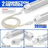 Barrina T8 Grow Lights for Indoor Plants, 5000K White Full
