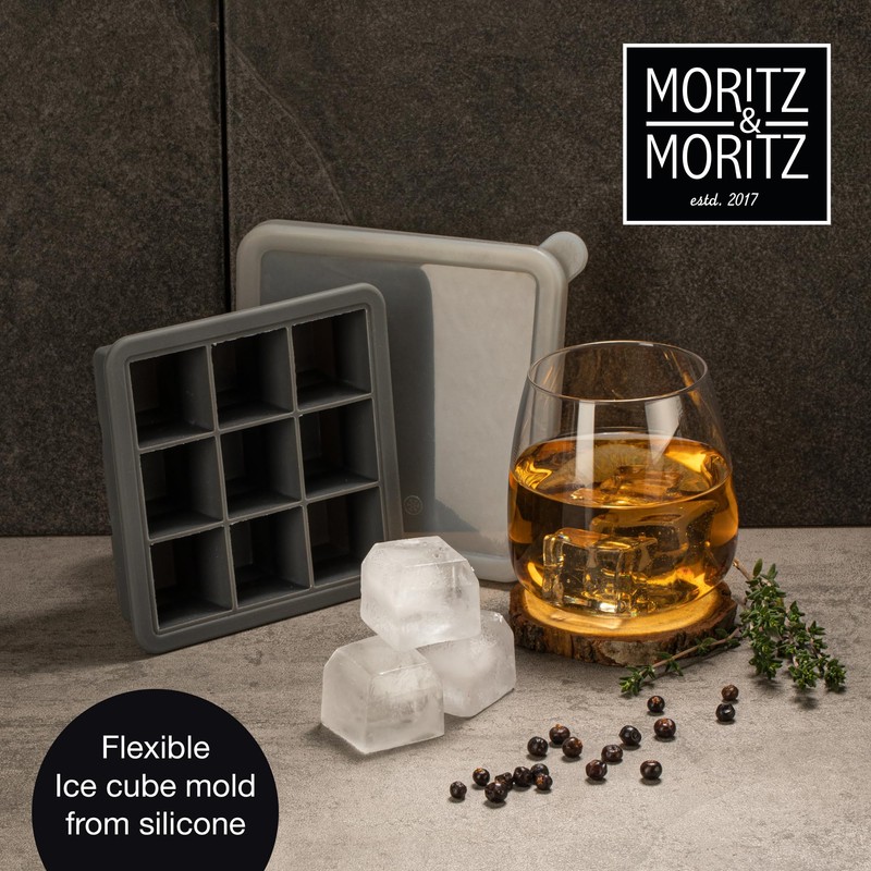 Moritz & Moritz 2 x 9 Square Ice Cube Tray