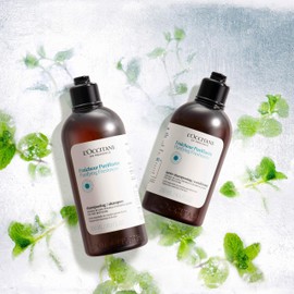 L'Occitane Pure Fresh Trial Shampoo Conditioner Set, Mini Size, Travel Size, Cool, Cool, Unisex, Popular, Scalp Care, Five Herbs, Pure Freshness Series, has been renewed by changing the formula