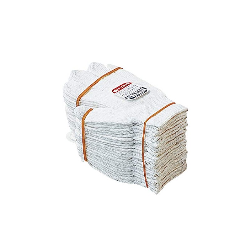 Otafuku Gloves, White Nylon, 60% Nylon, 40% Polyester, Made in