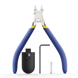 VCELINK Model Nipper, 4.7 inch Ultra-Thin Single Blade Model Tools for Beginners to Repair and Fix Plastic Models, Sprue Cutter for Plastic Model Building with Minimal Stress Whitening, Blue