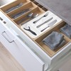 PLASTIFIC Large CUTLERY TRAY Utensils Spoon Fork Holder Flatware Organiser