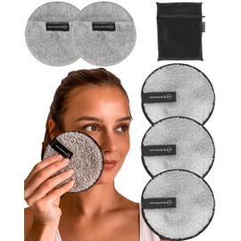 Reusable Makeup Remover Pads and Eye Makeup Remover Pads Set -Ogato- Just Use Water- XL Reusable Face Pads - Eco Friendly - FREE Laundry Bag - Makeup Remover Cloth For All Skin Types -UK Brand