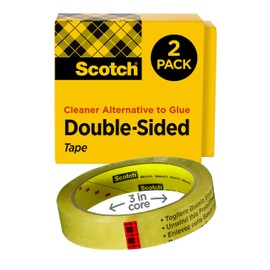 Scotch Double Sided Tape, 3/4 in x 1296 in, 2 Rolls (665-2P34-36)