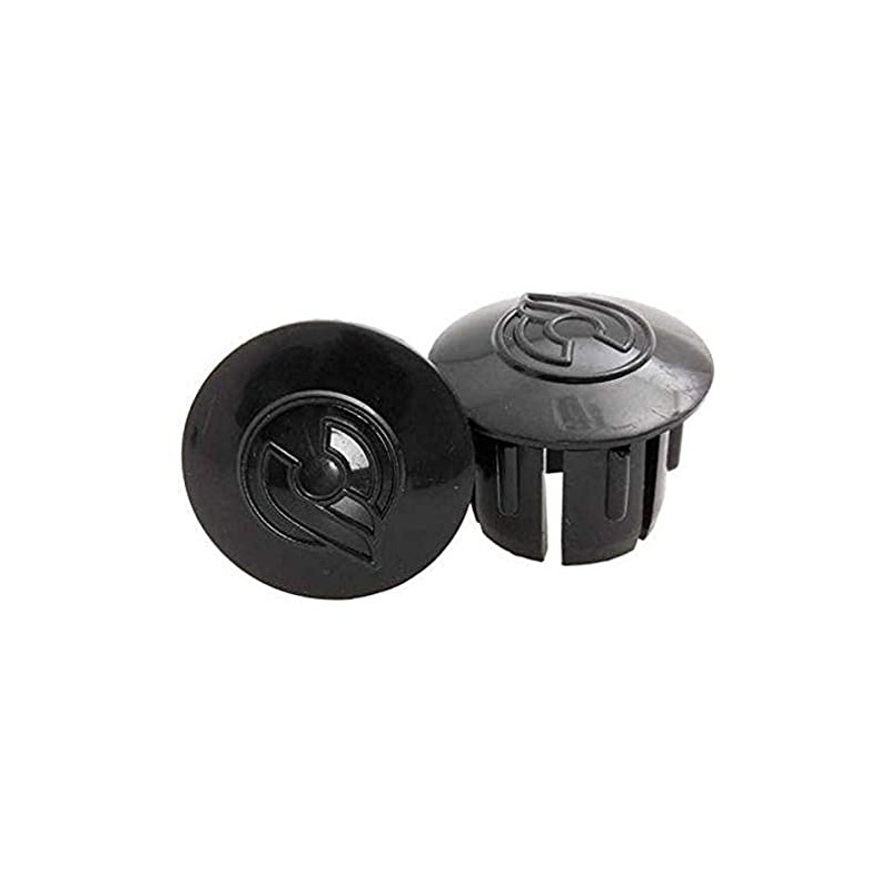 Cinelli Winged Handlebar End Plugs Pair, One Size, Black
