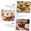 ULTECHNOVO 3Pcs Donut Mold Versatile Plastic Moulds for DIY Desserts