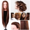 Hair Training Head, Heat Resistant Mannequin Wig Cosmetology Doll Head