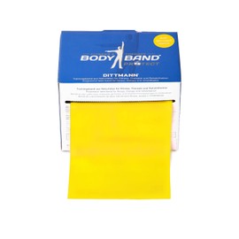 DITTMANN Body Band Fitness Band Gym Expander Force 25 m Yellow (Light)