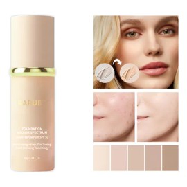 Barubt Base Maquillaje Liquido 4en1 Crema Corrector Spf 50 Blanco                                                                                     