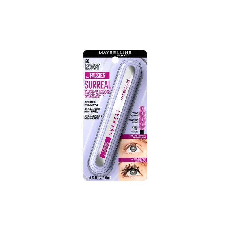 Mascara De Pestañas The Falsies Surreal Color Negro 10ml Maybelline