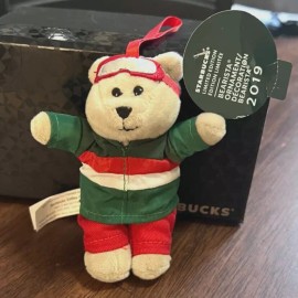Starbucks 2019 Bearista Bear Boy Ski Jacket Goggles Christmas Holiday Ornament