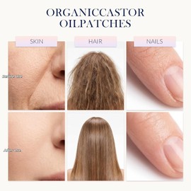 Organic Castor Oil Roll On with Rose Quartz Roller, 100% Castor Oil Organic Cold Pressed, for Face and Body, Hair, Eyebrows, Moisturize Skin It is an