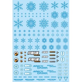 Haikyu Parts Snow Decal Blue 1 Piece Plastic Model Decal SNO-MC-BLU