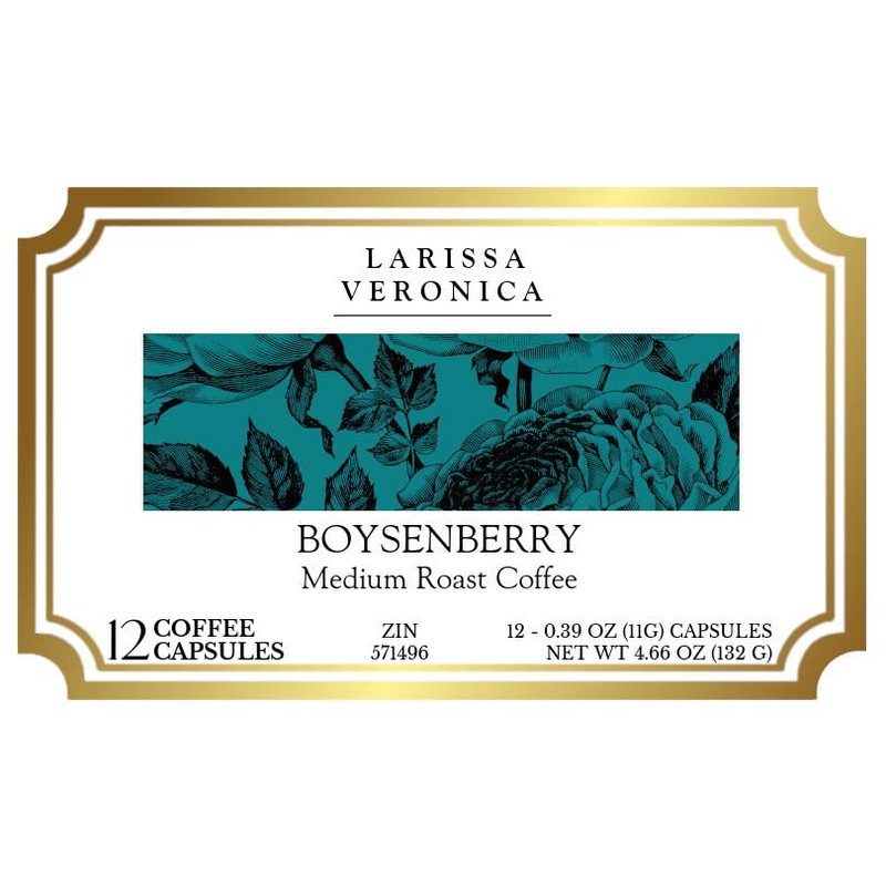 Boysenberry Medium Roast Coffee (Single Serve K-Cup Pods) (Gourmet, Naturally
