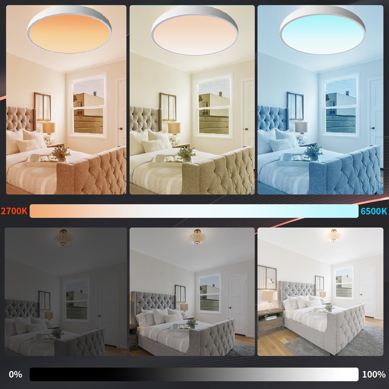 DoHome Smart LED Ceiling Light Work with Apple Homekit Alexa