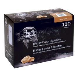 Bradley Smoker Bisquettes for Grilling and BBQ, Maple Special Blend, 120 Pack