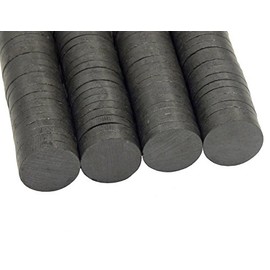 Perlin 100 x Ferrite Magnet Round Magnets 17 mm x 3 mm Crafts Crafts and Decorating Magnet for Fridge Pin Board Memo Board Whiteboard DEK83 x4